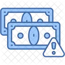 Illegal Money Black Money Smuggle Icon