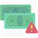 Illegal Money Black Money Smuggle Icon