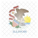 Illinois Us State Icon