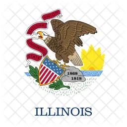 Illinois Flag Icon