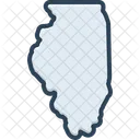 Illinois Chicago America Icon