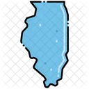 Illinois States Location Icon