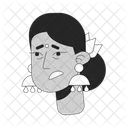 Illness Woman Sick Adult Indian Jewellery Icon