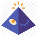 Illuminati All Seeing Eye Pyramid Icon
