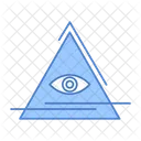 Illuminati Eye Illuminati Triangle Illuminati Pyramid Icon