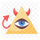 Pyramid Eye Illuminati Eye Providence Eye Icon