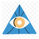 Ojo Illuminati Simbolo Illuminati Triangulo Icono