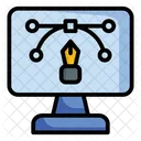 Illustration Monitor Computer Graphic Icon