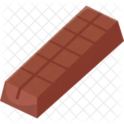 Illustration de barre de chocolat  Icône