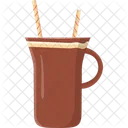 Illustration de chocolat chaud  Icône