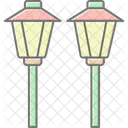 Jardim Iluminacao Exterior Ícone