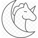 Ilustracion De Fantasia De Borde Fino Icono