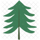 Ilustración plana de árbol  Icono