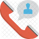 Anruf Telefon Sprache Symbol