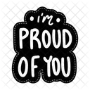 I'm proud of you  Icon