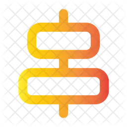 Im Zentrum anordnen  Symbol