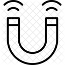 Ima Campo Magnetico Magnetismo Ícone