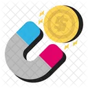 Imã de moeda  Icon
