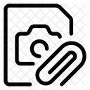 Image attachment camera  Icon