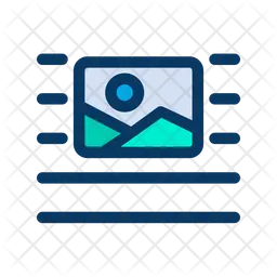 Image Center Align  Icon