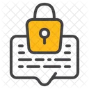 Lock Chat  Icon