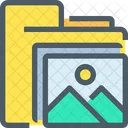 Folder Image Collection Icon