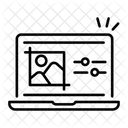 Image Crop Editing Adjustment Icon