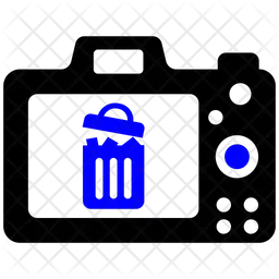 Image Delete On Camera  Icon