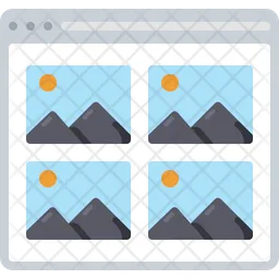 Image Grid Layout  Icon