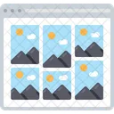 Image Grid Layout  Icon