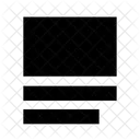 Image Text Line Icon