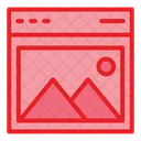Image Template Web Layout Grid Icon