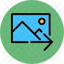 Image Transfer Computer Image Data Icon