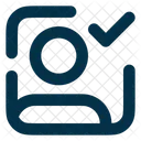 Image User Check Image Icon Image Processing Icon