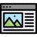 Image Website Layout Page Icon