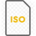 Imagen De Disco Iso Icono