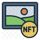 Nft Imagen Criptografia Icono