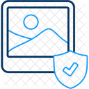 Imagen Segura Seguridad De La Imagen Imagen Icono