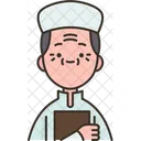 Imam Muslim Leader Icon