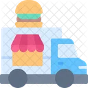 Imbisswagen Fastfood LKW Icon