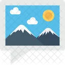 Paesaggio Foto Scenario Icon