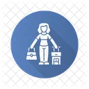 Immigrant Woman Immigrant Woman Icon