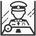 Immigration Counter Inspection Icon