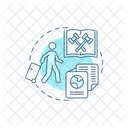 Immigration lawyer  Icon