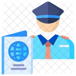 Immigration Officer  Icon