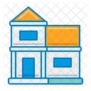 Immobilien Haus Gebaude Symbol
