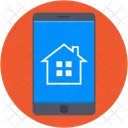 Online Immobilien Mobil Symbol