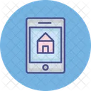 Immobilien App Immobilien Online Kaufen Mobil Symbol