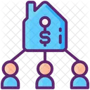 Immobilien Crowdfunding Immobilien Crowdfunding Symbol