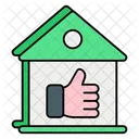 Immobilien-Feedback  Symbol